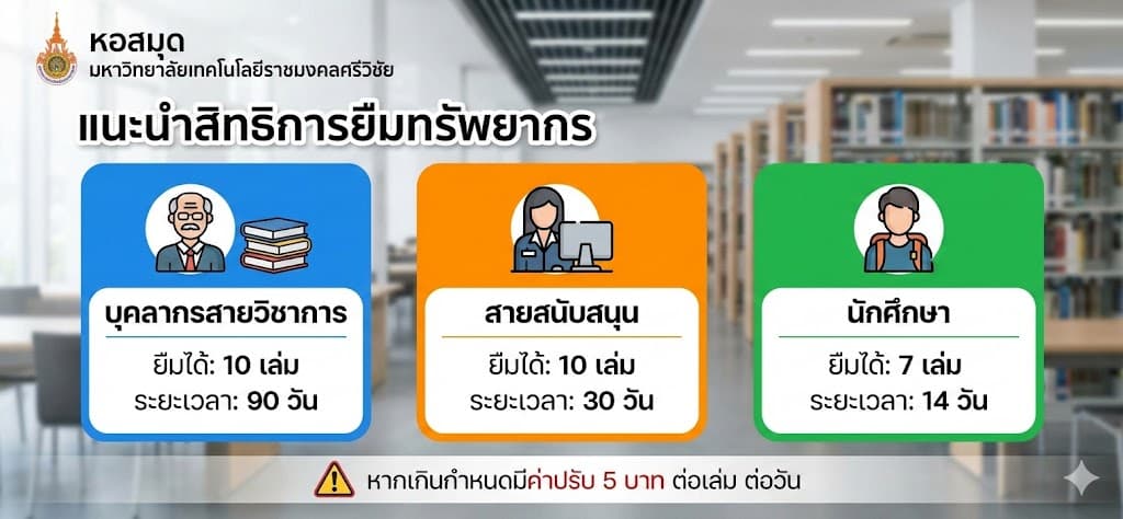 แนะนำสิทธิการยืมทรัพยากร